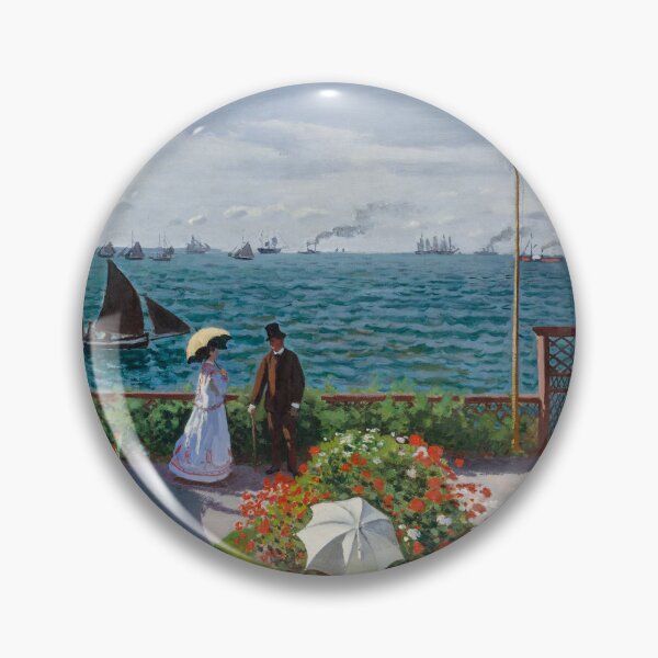 Item preview, Garden at Sainte-Adresse (1867) by Claude Monet  sainte-adresse monet designed and sold by TeeARTHY.