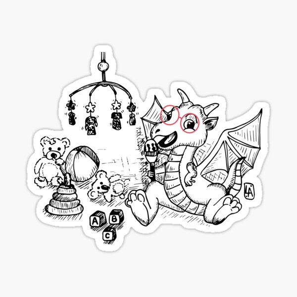 Dragon baby Sticker
