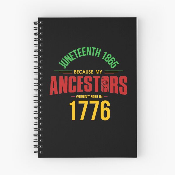 Item preview, JUNETEENTH 1865 BECAUSE MY ANCESTORS WEREN'T FREE IN 1776 INDEPENDENCE FREEDOM DAY designed and sold by lukas69graphic.
