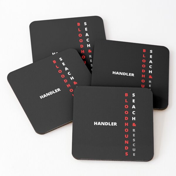 Artikelvorschau, Minimalistisches Design des lustigen Bloodhound-Textes entworfen und verkauft von MayaAndNora.