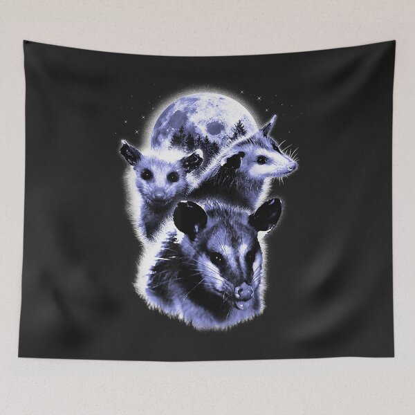 Item preview, Three Opposum Moon With 3 Possums And Dead Moon designed and sold by Corelli87.