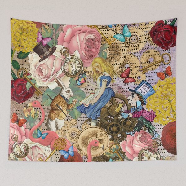 Item preview, Alice In Wonderland Collage  designed and sold by maryedenoa.