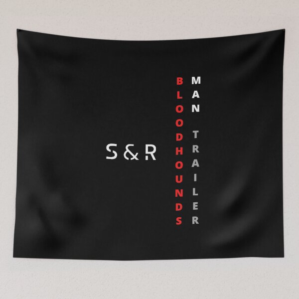 Item preview, Funny Bloodhound text minimalistic design designed and sold by MayaAndNora.