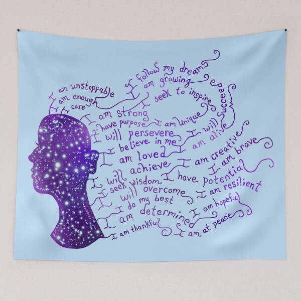Item preview, Star Night Skies Positive Affirmation Silhouette designed and sold by Deborah Camp.