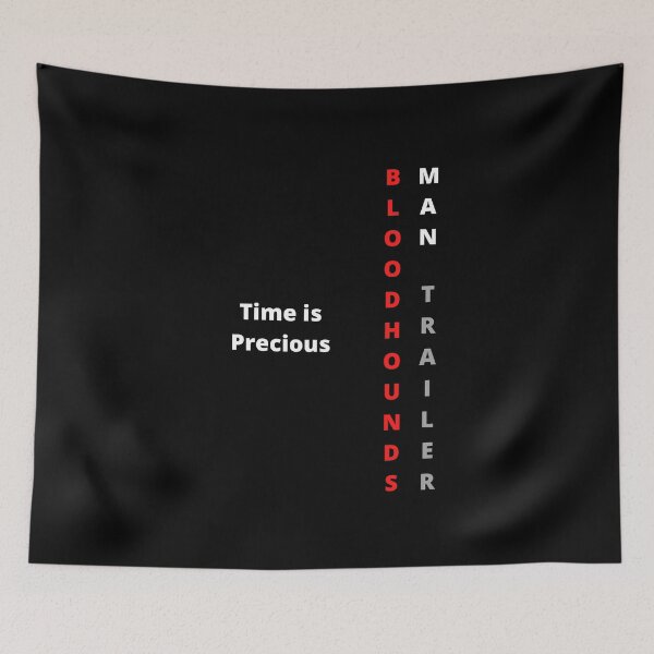 Item preview, Funny Bloodhound text minimalistic design designed and sold by MayaAndNora.