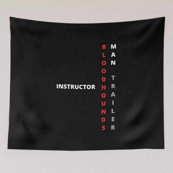 Item preview, Funny Bloodhound text minimalistic design designed and sold by MayaAndNora.