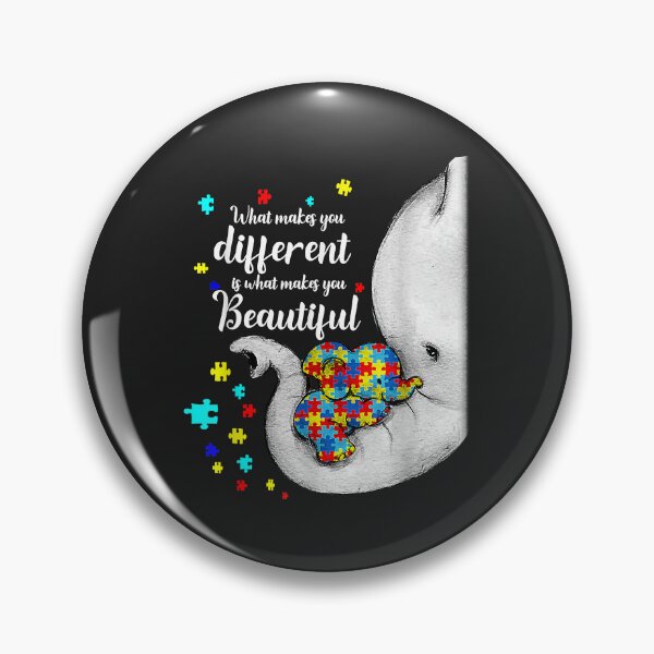Item preview, What Makes You Different Elephant Mom Autism Child Awareness designed and sold by Corelli87.