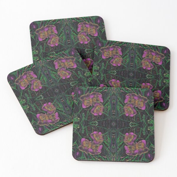 Item preview, Nightshade Pink Wild Violets Pattern  designed and sold by SunshineWalker.
