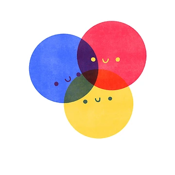 Aperçu de l'œuvre Copains RVB de millowmakes