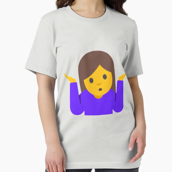Item preview, Person Shrugging Emoji designed and sold by ChevDesign.
