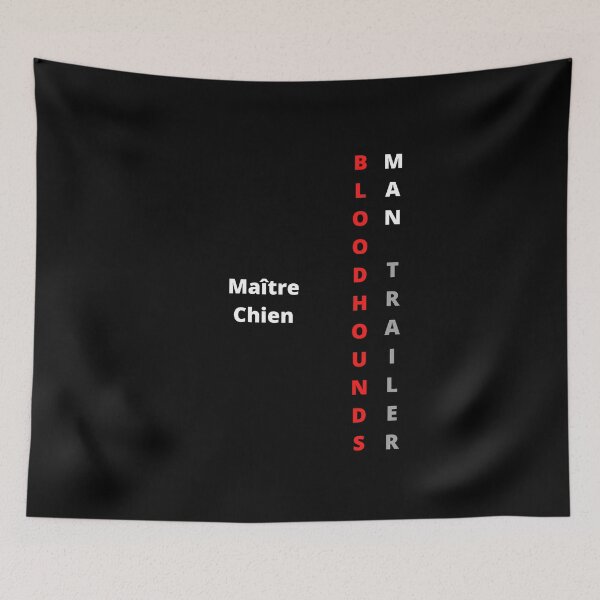 Item preview, Funny Bloodhound text minimalistic design designed and sold by MayaAndNora.