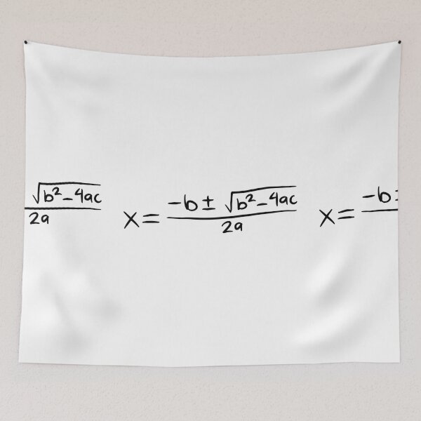 Item preview, Quadratic Equation Math equations Math formula designed and sold by CherieTree.