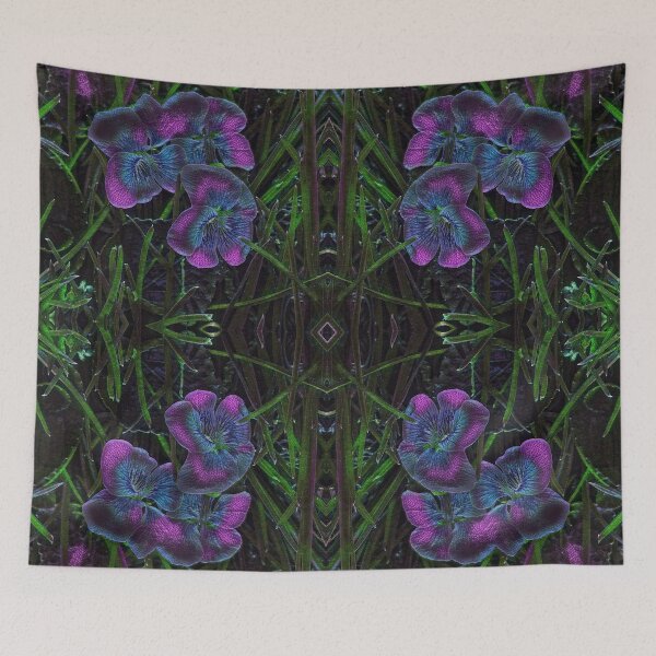 Item preview, Nightshade Purple Wild Violets Pattern  designed and sold by SunshineWalker.