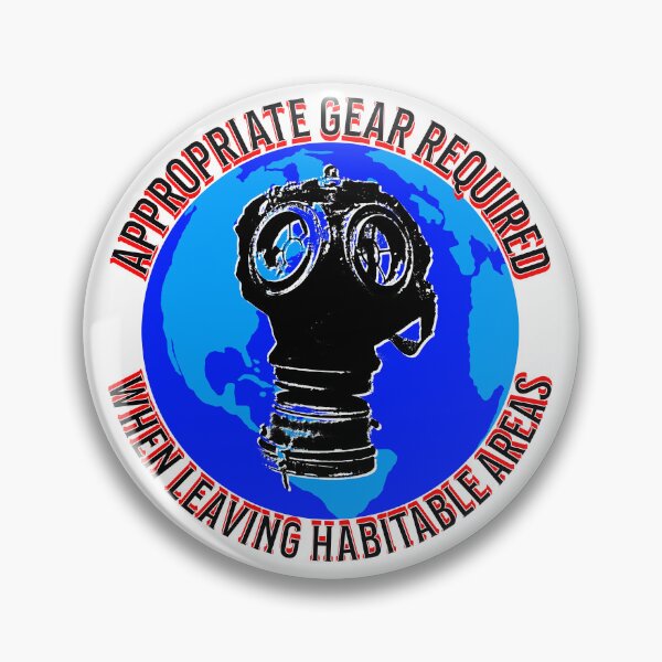 Item preview, Environmental Earth Gas Mask Design designed and sold by 486DesignCo.
