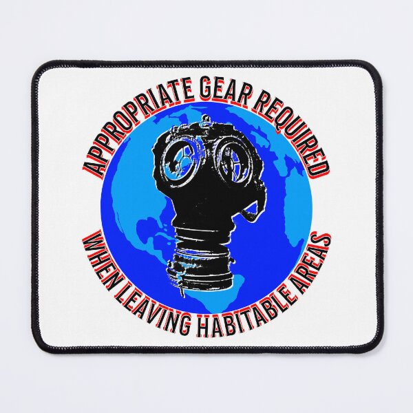 Item preview, Environmental Earth Gas Mask Design designed and sold by 486DesignCo.