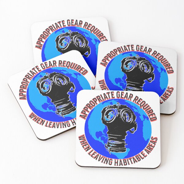 Item preview, Environmental Earth Gas Mask Design designed and sold by 486DesignCo.