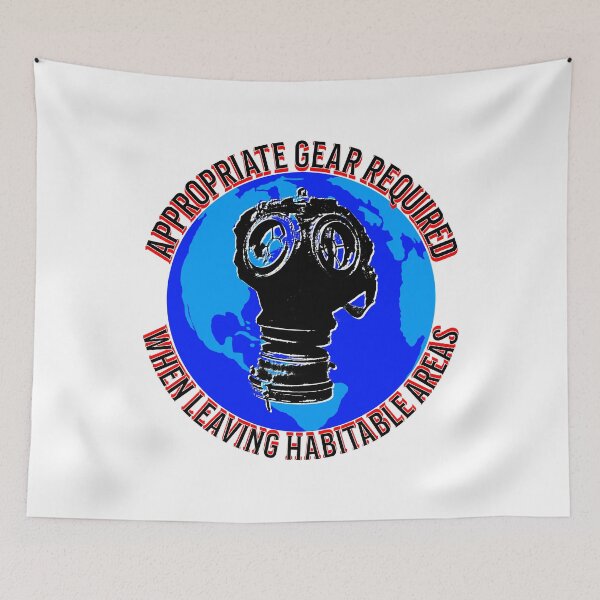 Item preview, Environmental Earth Gas Mask Design designed and sold by 486DesignCo.