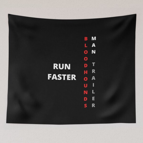 Item preview, Funny Bloodhound text minimalistic design designed and sold by MayaAndNora.