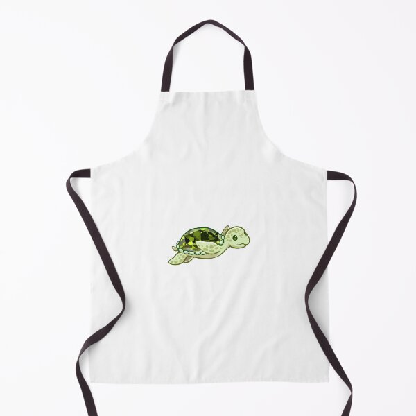 Item preview, Peridot Cute Sea Turtle Sticker designed and sold by 10six.