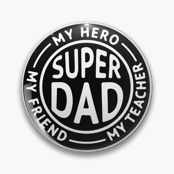 Aperçu de l'œuvre Super papa mon héros créée et vendue par ZaraPrint.