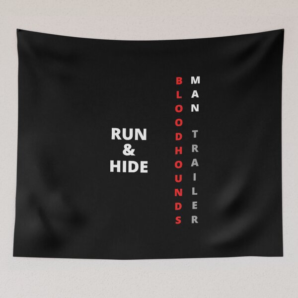 Item preview, Funny Bloodhound text minimalistic design designed and sold by MayaAndNora.