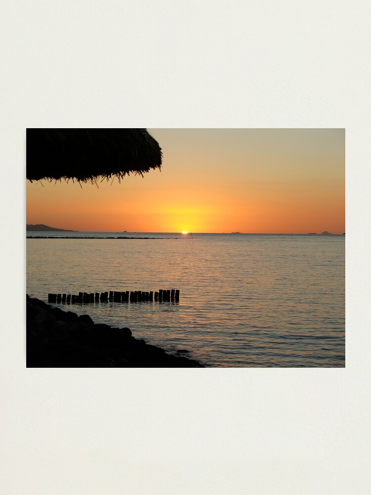 Alternate view of Fijian Sunset 1 Photographic Print
