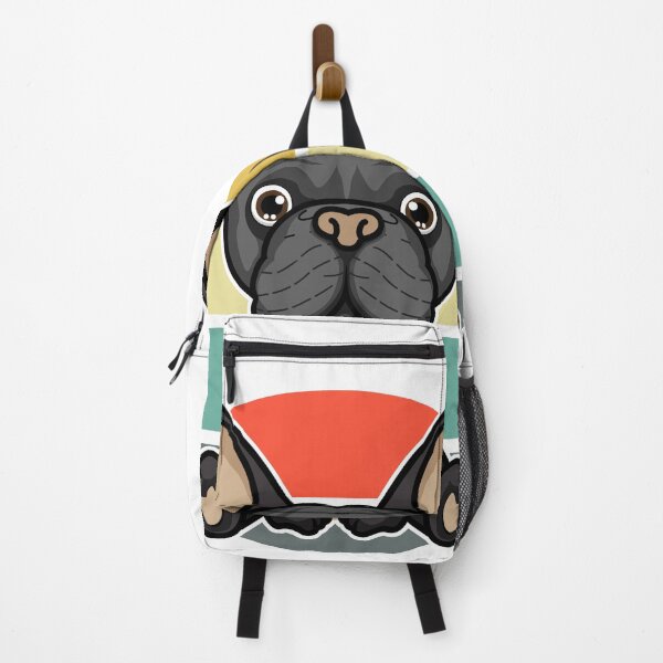 Item preview, French Bulldog Black Retro Sunset Circle designed and sold by paulosbpires.