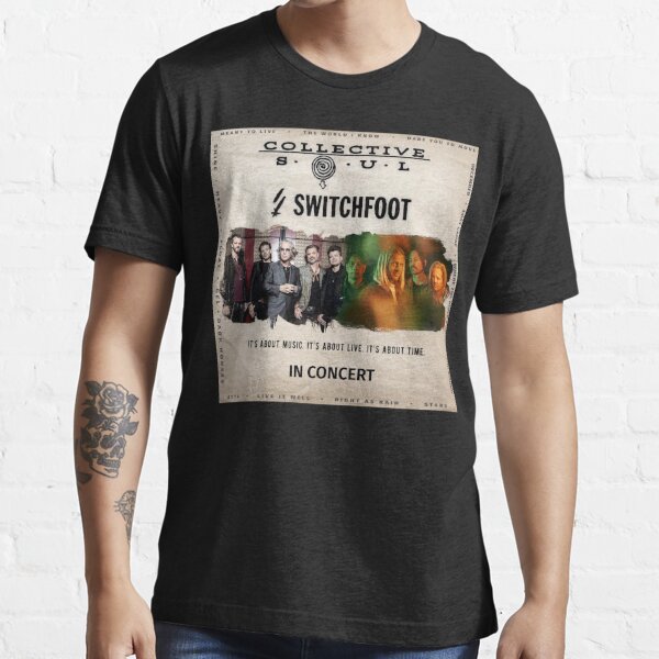 Vintage Switchfoot Shirt Mens Small Black T Concert Tour Beautiful