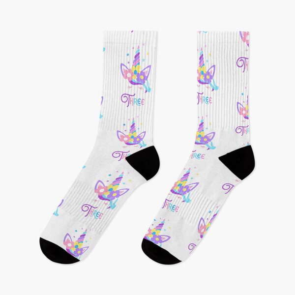 Item preview, Girls Unicorn Birthday 3rd - Three designed and sold by Mercheesy.