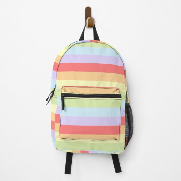 Item preview, Pastel rainbow coloured stripes designed and sold by wildpiksel.