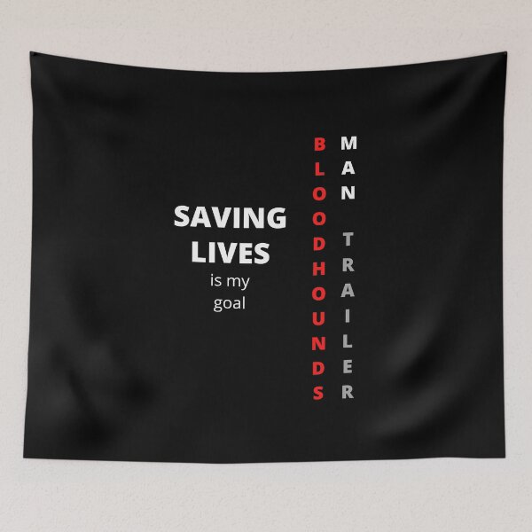 Item preview, Funny Bloodhound text minimalistic design designed and sold by MayaAndNora.