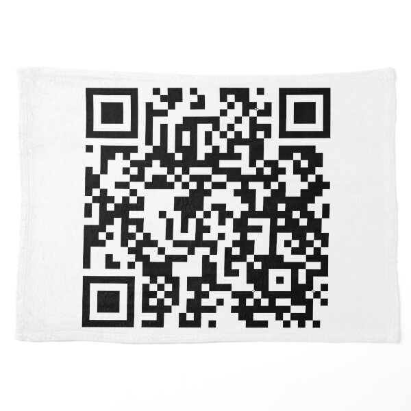 Rick Roll Your Friends! QR code that links to Rick Astley's “Never Gonna  Give You Up”  music video Sticker for Sale by ApexFibers