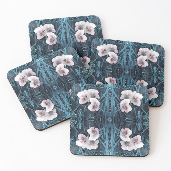 Item preview, Wild Violets Teal Pattern  designed and sold by SunshineWalker.