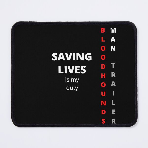 Item preview, Funny Bloodhound text minimalistic design designed and sold by MayaAndNora.