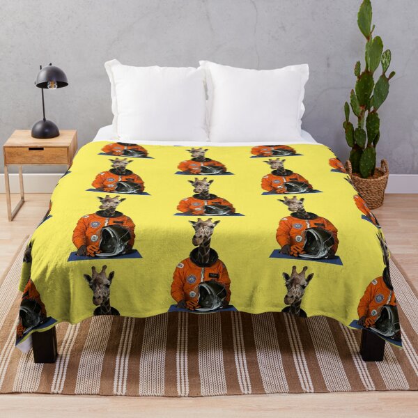 Item preview, Giraffe astronaut (yellow) designed and sold by Madame Memento.