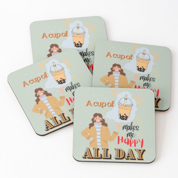 Item preview, Milktea makes me Happy designed and sold by PinselArts.