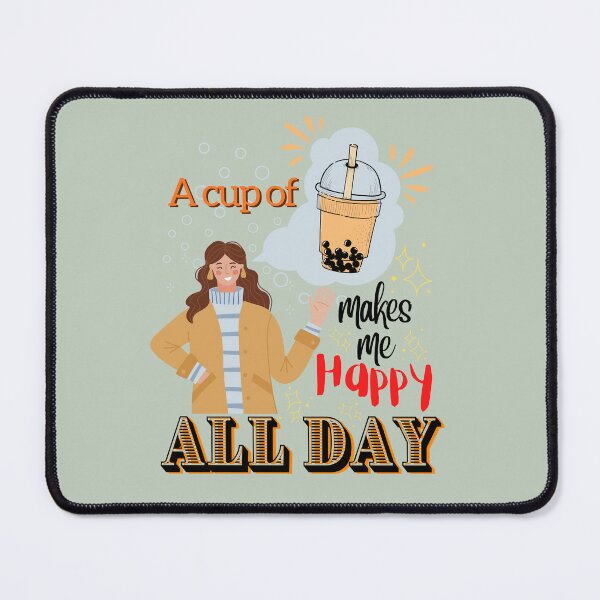 Item preview, Milktea makes me Happy designed and sold by PinselArts.