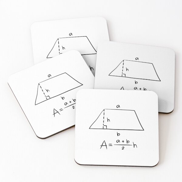 Item preview, Area of Trapezoid Math equations Math formulas designed and sold by CherieTree.