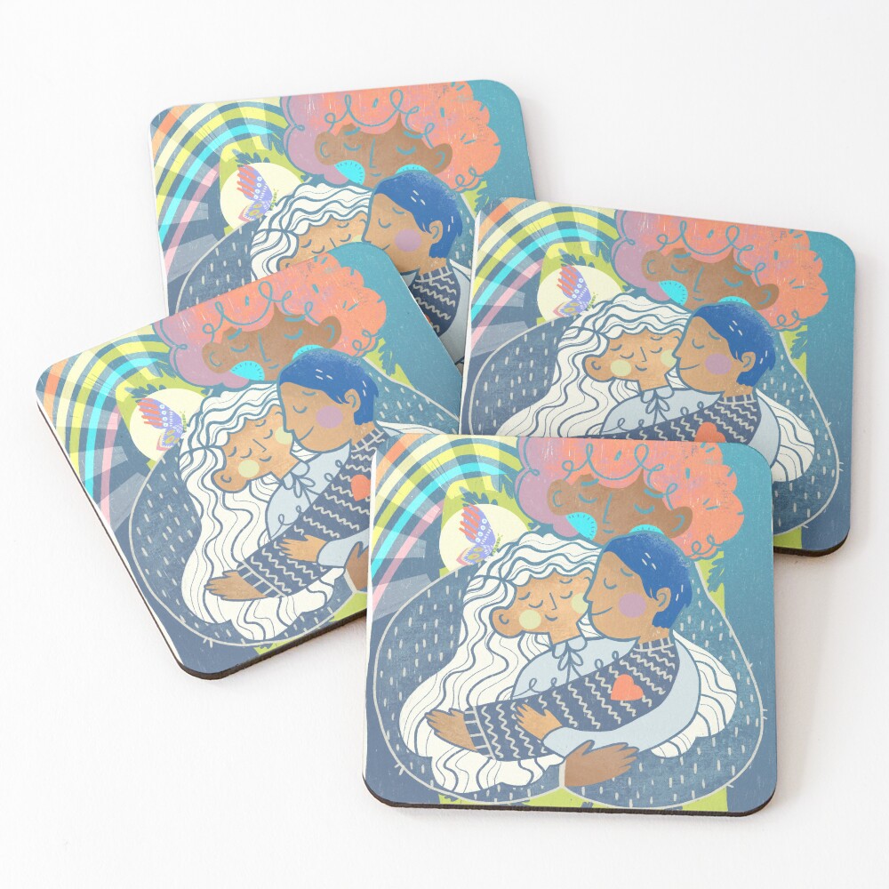 Item preview, Coasters (Set of 4) designed and sold by millowmakes.