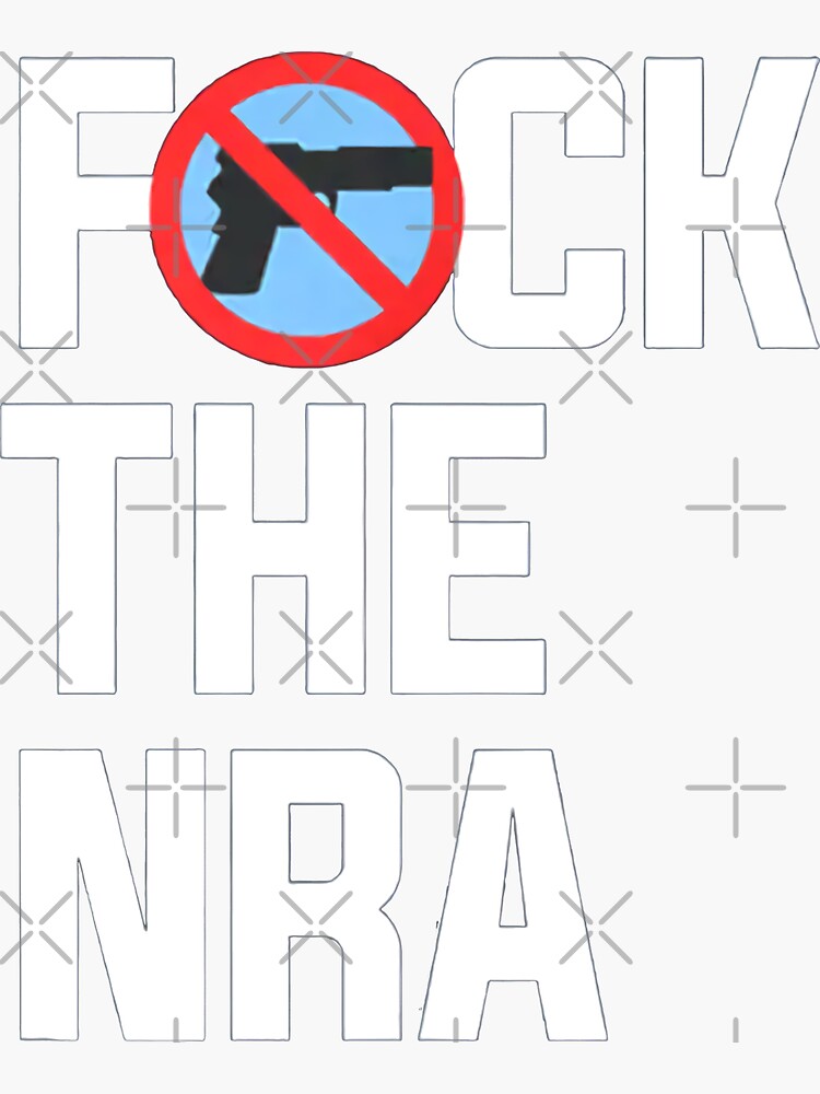 Anti Nra Essential Sticker By Lucious Art Redbubble