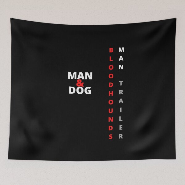 Item preview, Funny Bloodhound text minimalistic design designed and sold by MayaAndNora.