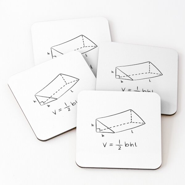 Item preview, Volume of Prism Math equations Math formulas designed and sold by CherieTree.