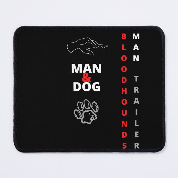 Item preview, Funny Bloodhound text minimalistic design designed and sold by MayaAndNora.