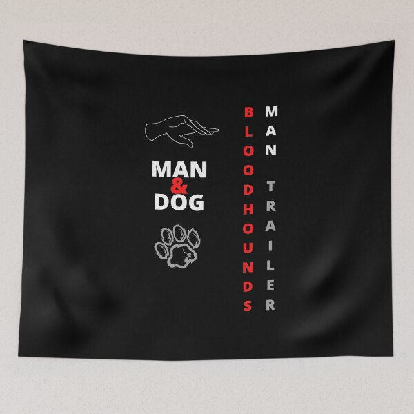 Item preview, Funny Bloodhound text minimalistic design designed and sold by MayaAndNora.