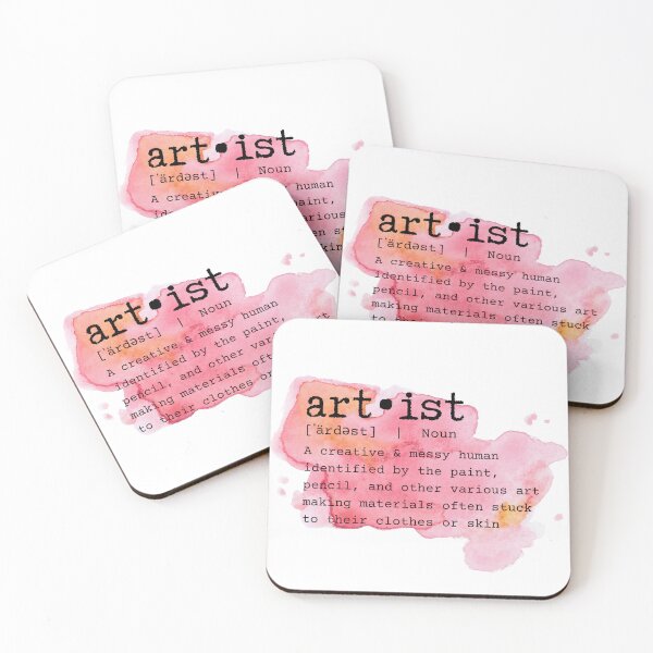 Item preview, Artist Definition, Pink, Red, and Orange Watercolor designed and sold by rosieopolis.