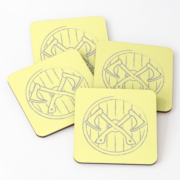 Item preview, Axe and Shield Viking Logo designed and sold by skocartwork.