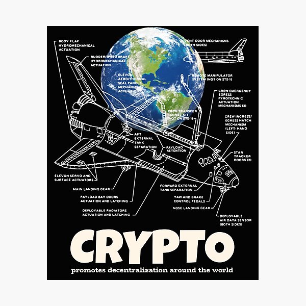 Artikel-Vorschau von Krypto fördert die Dezentralisierung, designt und verkauft von weeomano.