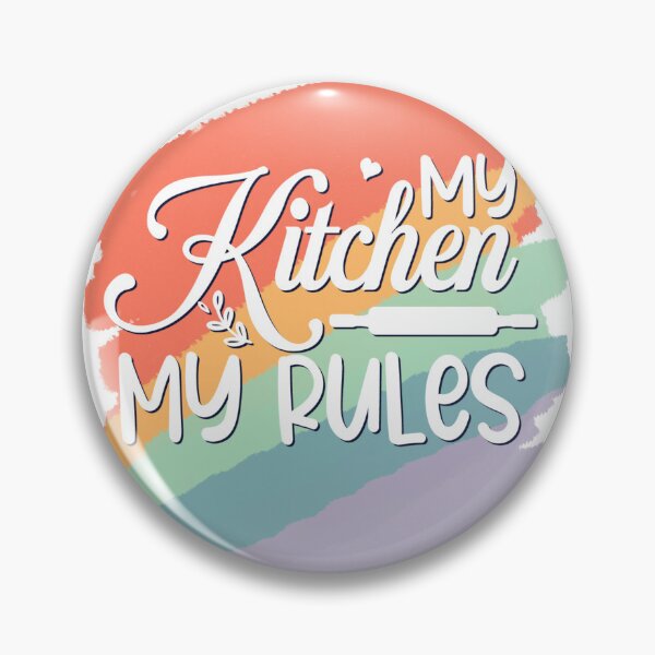 Item preview, my kitchen my rules  designed and sold by InnaMGraphic.