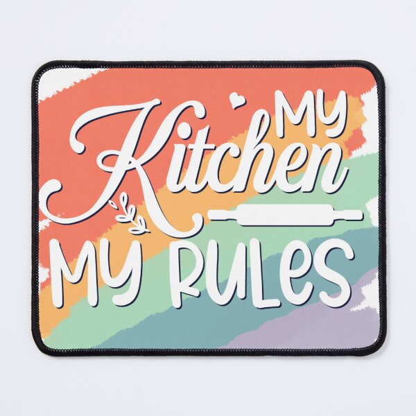 Item preview, my kitchen my rules designed and sold by InnaMGraphic.