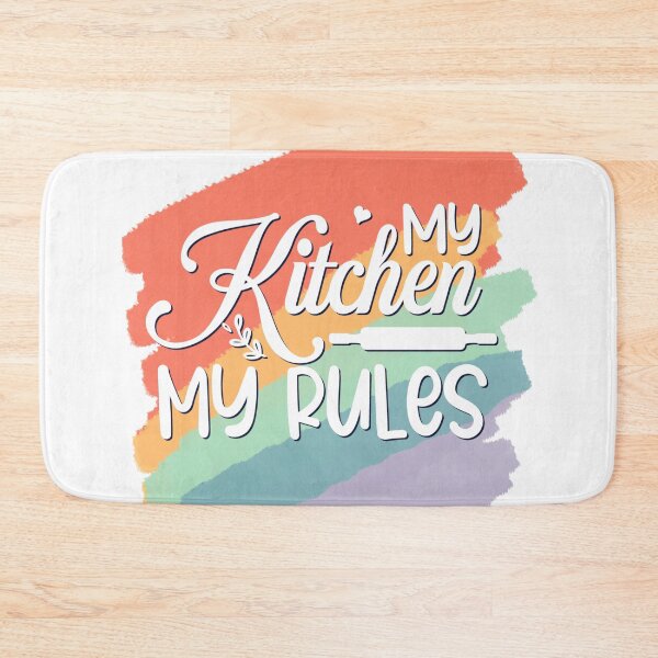Item preview, my kitchen my rules  designed and sold by InnaMGraphic.